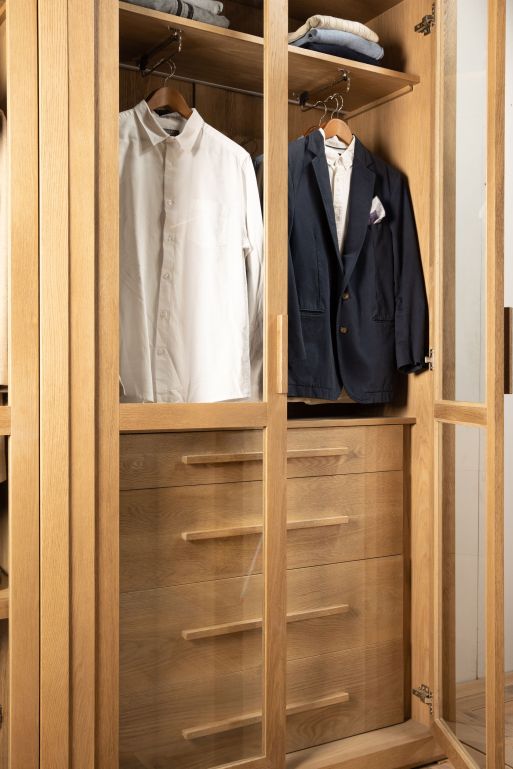 Arman Wardrobe | Drawers & Hanging