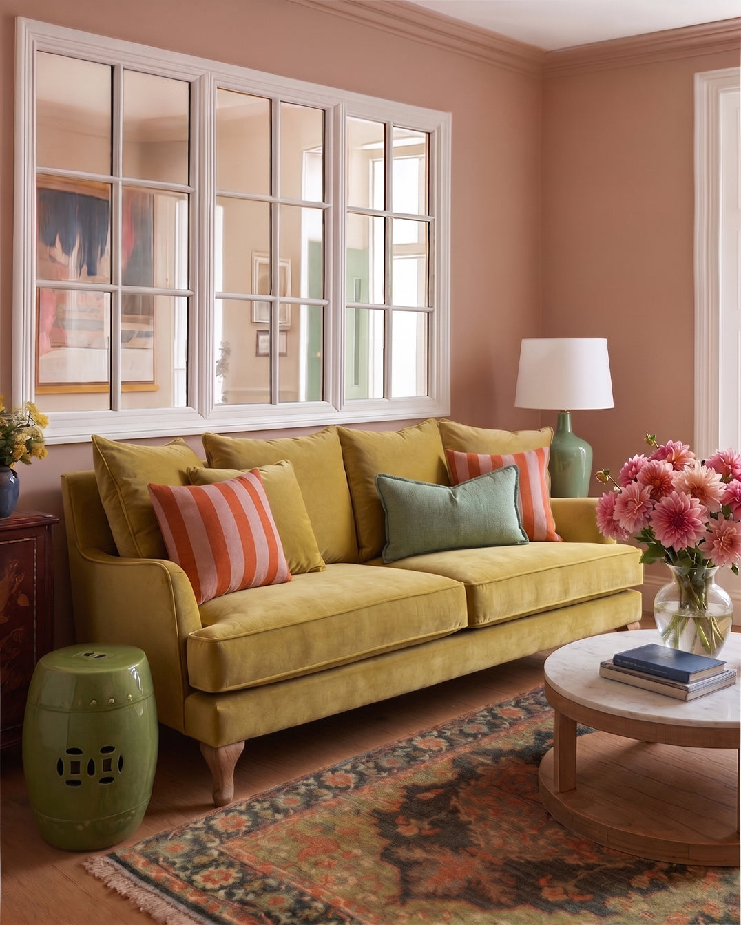Luxe Monroe 2.5 Seater Sofa | Gold