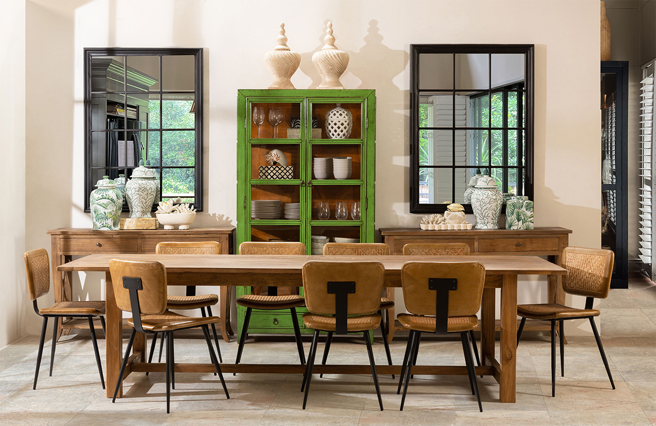 Modern industrial deals dining room