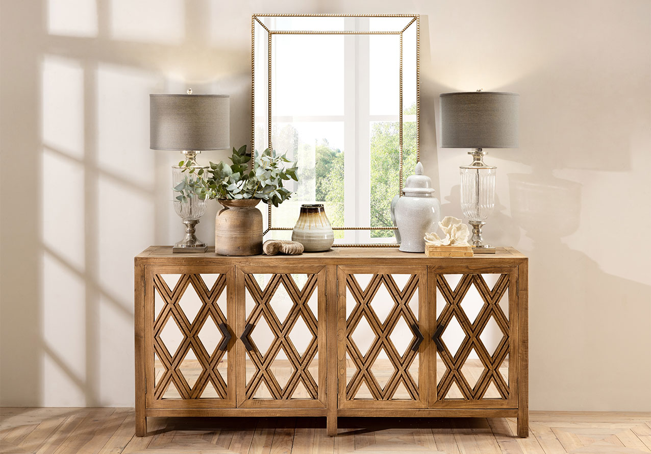 Modern Mirrored Sideboards and Buffets