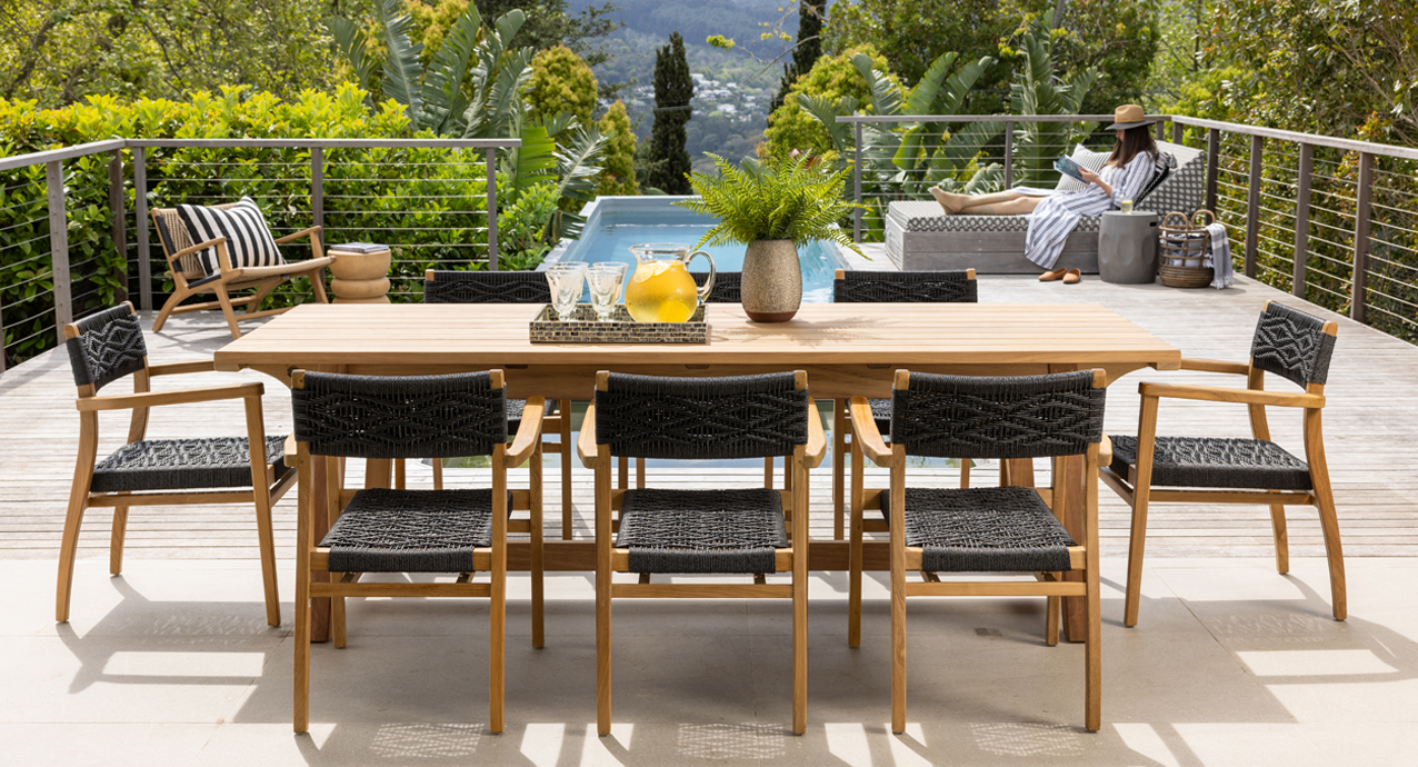 Resort Collection Outdoor chairs synthetic rattan and cane 