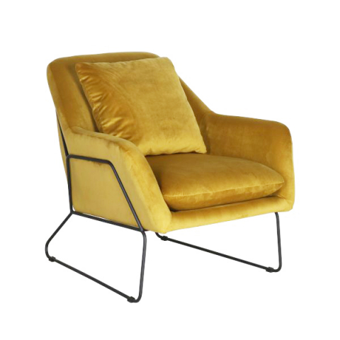 large yellow chair