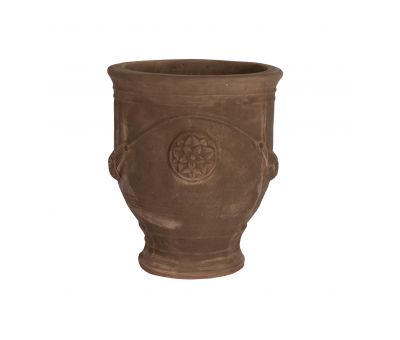 block and chisel terracotta anduze glazed pot