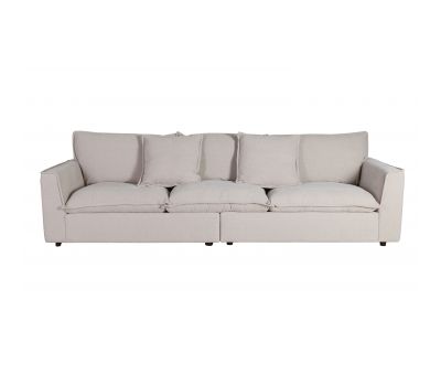 Stone colour 3.5-seater sofa 