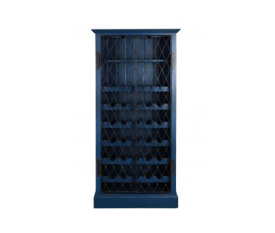 blue painted wine cabinet Bramble collection 