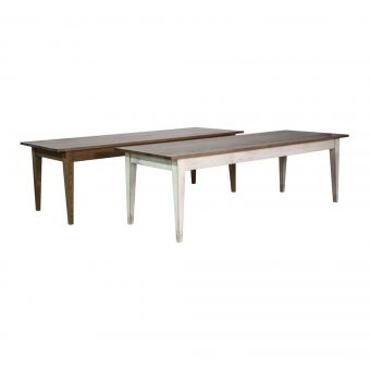 Block & Chisel weathered oak dining tables