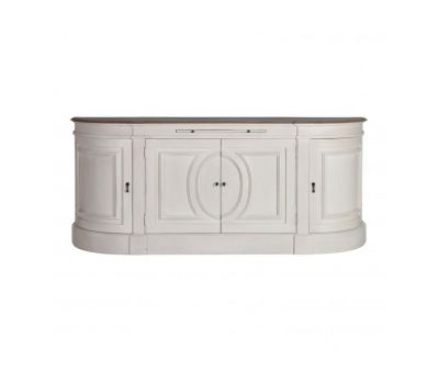 French style curved sideboard with storage