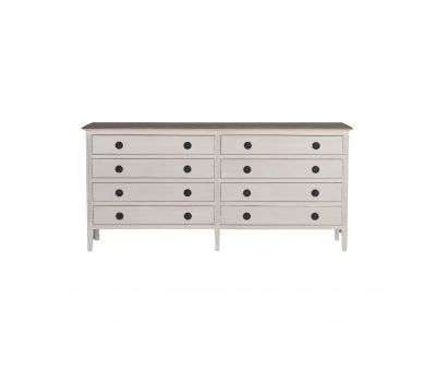 Wooden sideboard with 8 drawers