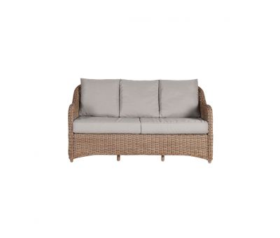 Block & Chisel rattan outdoor 2.5 seater sofa