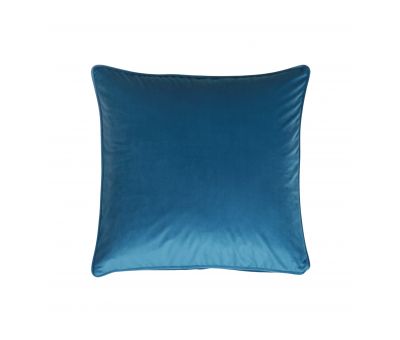 Blue velvet scatter cushion 