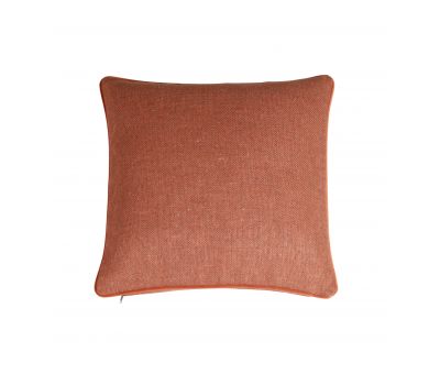 Redish scatter cushion with piping 