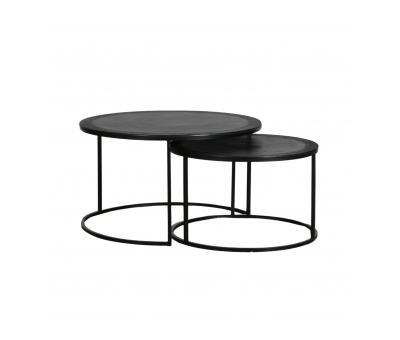 set of 2 nesting coffee tables