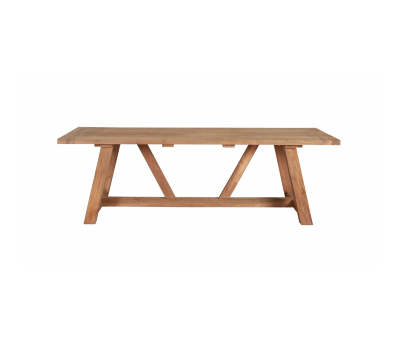 Outdoor teak dining table 