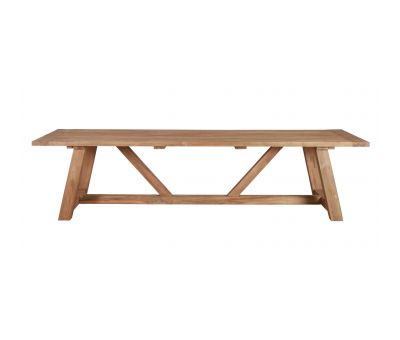 Outdoor teak dining table