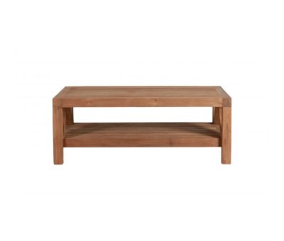 Block & Chisel rectangular recycled teak coffee table