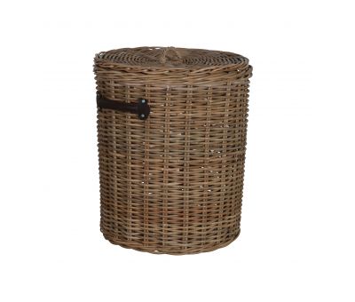 Kubu rattan laundry basket with lid 