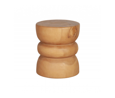 wooden stool in suar wood