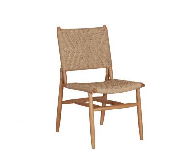 Teak and rope outdoor chair Resort collection 