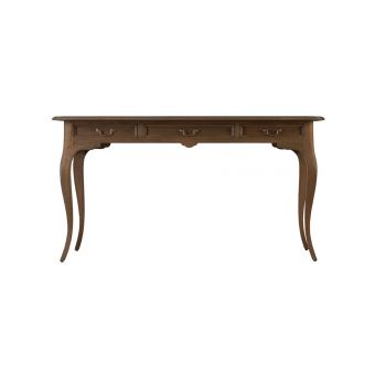 Block & Chisel solid railway oak writing table