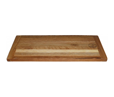 Block & Chisel rectangular solid oak wood breadboard