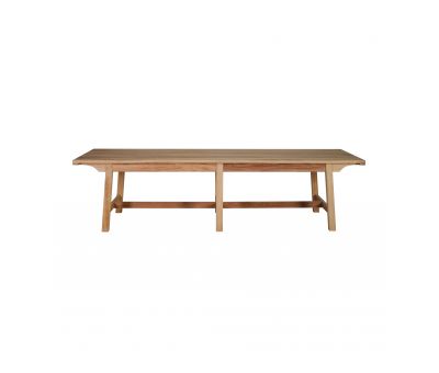 Block and chisel outdoor dining table 