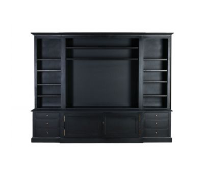 Hampshire tv unit large in black matt