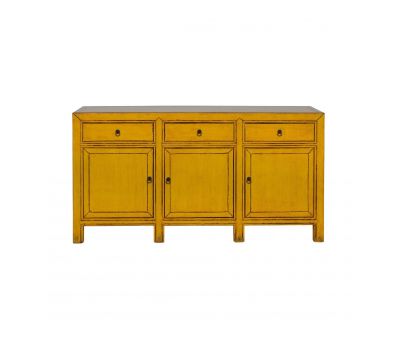 3 door 3 drawer lacquered sideboard