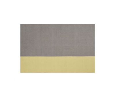 Yellow and beige rug linie design 