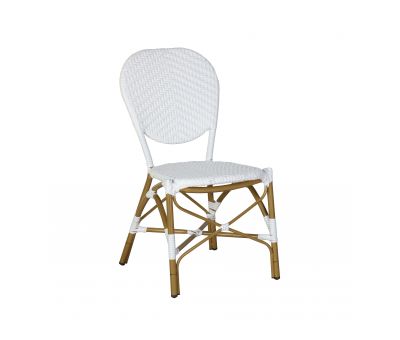 brioche outdoor chair in white