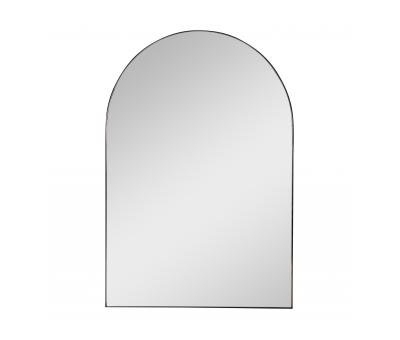 Arched mirror with metal frame 