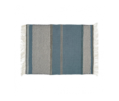 linie rug in blue