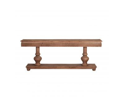 bleached elm console 