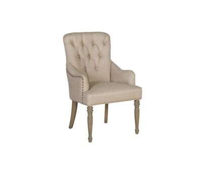 French style block and chisel dining chair