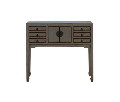 grey lacquered chinese console 