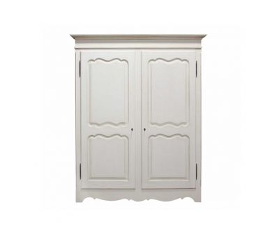 Block & Chisel double door white wardrobe made in south africa