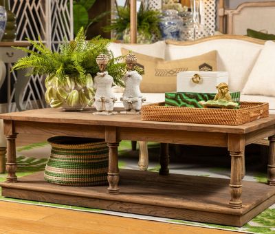 Wooden coffee table chateau collection 