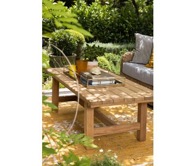 outdoor block and chisel coffee table