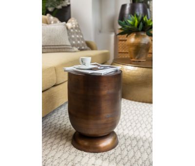 metal stool or side table 