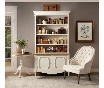 Fps bookcase in antique white 