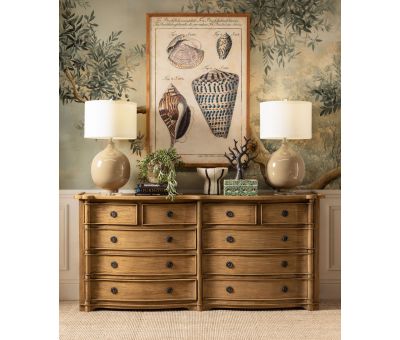 Block & Chisel 10 drawer wooden sideboard