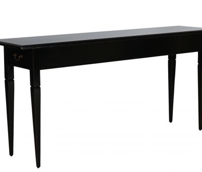 black lacquered wrigley console 