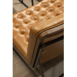Ebony Shanti chair in leather