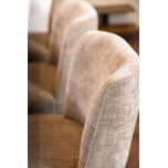 Upholstered modern counter stool