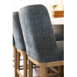 Upholstered modern counter stool