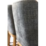 Upholstered modern counter stool