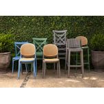 Block and chisel PVC bar chair