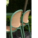 Block and chisel outdoor pvc dining chair 