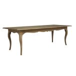 Block & Chisel solid weathered oak dining table