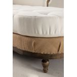 deconstructed daybed with wooden frame