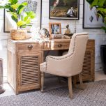 French style block and chisel dining chair